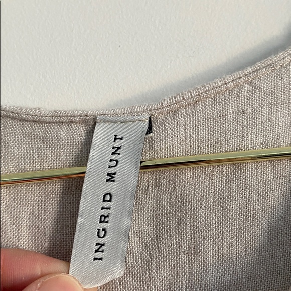 Ingrid Munt Linen Collar Dress / Duster - Picture 5 of 8